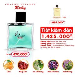 Nước hoa nam Charme Ruby 50ml chính hãng - 8938509617158