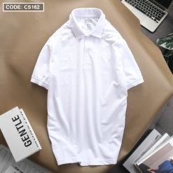 Áo Thun Polo Nam Tay Ngắn Bo Cổ Dệt Cao Cấp - CS162