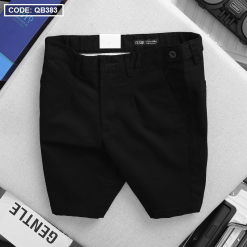Quần Short Kaki Co Giãn Phối Nút Cao Cấp (Có Size 36) - QB383