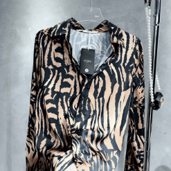 Sơ mi nữ họa tiết hoa văn - SG411