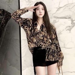 Sơ mi nữ họa tiết hoa văn - SG411