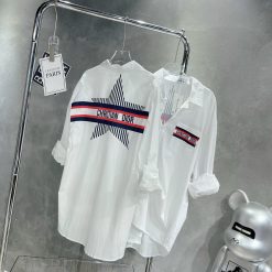 Sơ mi nữ màu trắng có túi - SG413