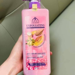Sữa Tắm Cho Nữ Tẩy Tế Bào Da Chết Charme Exfoliating Hạt Hạnh Nhân Hương Nước Hoa Pháp 900ml - 8936194691552