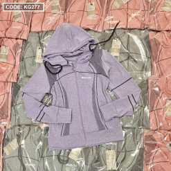 Áo khoác nữ có nón thun giãn xỏ ngón - KG277