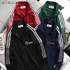 Áo Khoác Nam Tay Dài Cổ Trụ Thun Xi Giãn Rayman - AK067