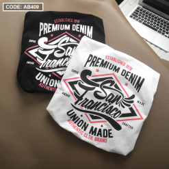 Áo Thun Nam Rayman Cổ Tròn In Chữ San Francisco - AB409