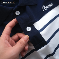 Áo Thun Sọc Nam Polo Thêu Chữ Rayman Cao Cấp (Có Size 3XL) - CS173