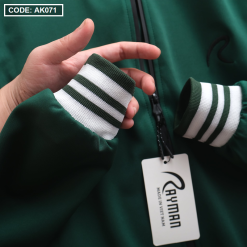 Áo Khoác Nam Thun Xi Bomber Rayman Phối Bo Sọc - AK071