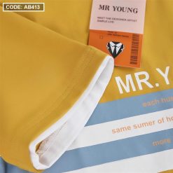 Áo thun nam cổ tròn in hình - AB413