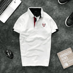 Áo Thun Polo Nam Cổ Bẻ Thêu Logo Bông Lúa Cao Cấp - CS070