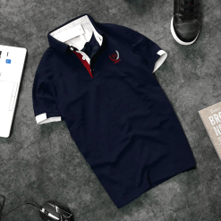 Áo Thun Polo Nam Cổ Bẻ Thêu Logo Bông Lúa Cao Cấp - CS070