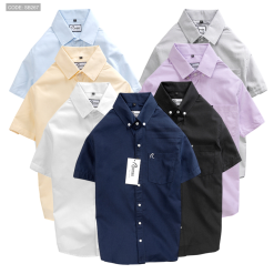 Áo Sơ Mi Nam Oxford Tay Ngắn Có Túi Rayman Rurumen( Có size 3x) - SB267