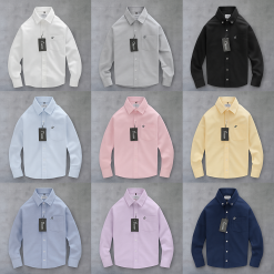 Áo Sơ Mi Nam Tay Dài Oxford Có Túi Rayman - SB268