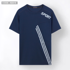 Áo Thun Nam Thể Thao Cổ Tròn Sport - AB418