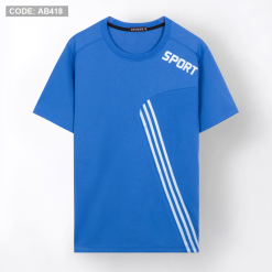 Áo Thun Nam Thể Thao Cổ Tròn Sport - AB418