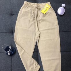 Quần jogger nữ vải kaki xước - QG411