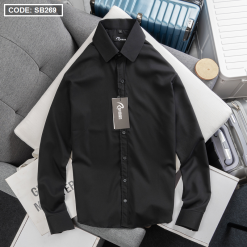 Áo Sơ Mi Nam Tay Dài Vải Kake Lụa - SB269
