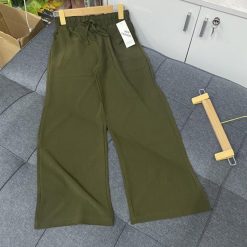 Quần thun nữ ống rộng mềm mượt - QG419