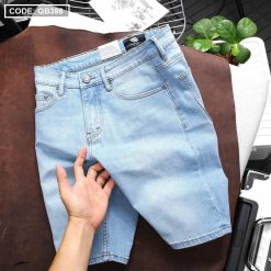 Quần short jean nam VNXK cao cấp - QB398