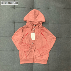 Áo khoác nữ có nón nhiều size màu hồng cam - KG283