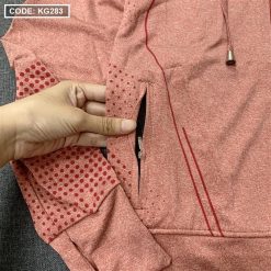 Áo khoác nữ có nón nhiều size màu hồng cam - KG283