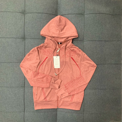 Áo khoác nữ có nón nhiều size màu hồng cam - KG283