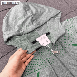 Áo khoác có nón màu xanh nhiều size - KG285