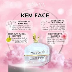 Kem face bông ONAYA dưỡng trắng da ngừa nám Chính Hãng - 8938540224001