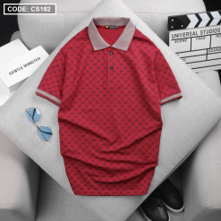 Áo Thun Nam Cá Sấu Polo Họa Tiết (Có Size 3XL) - CS182