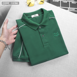 Áo Thun Nam Polo Cá Sấu Thêu Logo Phối Màu (Có Size 3XL) - CS184
