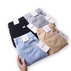 Quần Short Nam Kaki Lưng Thun Co Giãn Yessir Cao Cấp (Có Size 36) - QB400