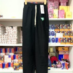 Quần jogger nữ đũi xước kết logo tam giác - QG424