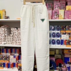 Quần jogger nữ đũi xước kết logo tam giác - QG424