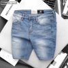 Quần Short Jeans Nam Wash Gối Hàng Cao Cấp (Có Size 36) - QB401