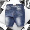 Quần Short Jeans Nam Wash Gối Hàng Cao Cấp (Có Size 36) - QB401