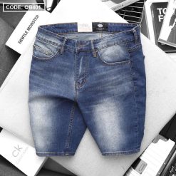 Quần Short Jeans Nam Wash Gối Hàng Cao Cấp (Có Size 36) - QB401