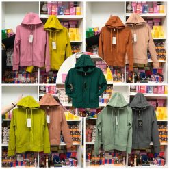 Áo khoác nữ thun gân có nón - KG286