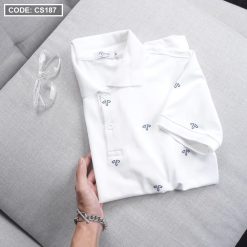 Áo Thun Polo Nam In Họa Tiết Đơn Giản Thun Cá Sấu Poly (Có Size 3XL) - CS187