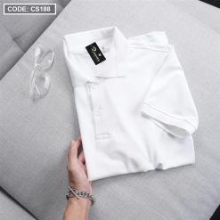 Áo Thun Nam Polo Màu Trơn Đơn Giản (Có Size 3XL) - CS188