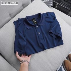 Áo Thun Nam Polo Màu Trơn Đơn Giản (Có Size 3XL) - CS188