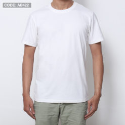 Áo Thun Nam Cổ Tròn Tay Ngắn Màu Trơn Đơn Giản (Có Size 3XL) - AB422