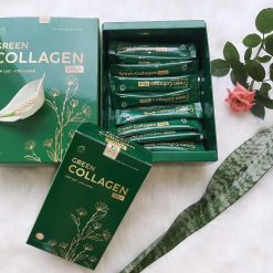 Diệp Lục Collagen Gold Hộp Lớn 30 Gói Green Family - 8936095911353
