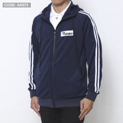 Áo Khoác Nam Thun Thể Thao Rurumen Có Nón Thêu Logo - AK073