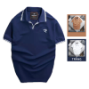 Áo Thun Nam Cá Sấu Polo Viền Bo Ngực Thêu Logo Chữ R (Có Size 3XL) - CS192