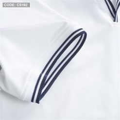 Áo Thun Nam Cá Sấu Polo Viền Bo Ngực Thêu Logo Chữ R (Có Size 3XL) - CS192