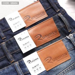 Quần Short Jeans Nam Cao Cấp Slim Fit Thêu Logo - QB404