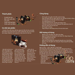 Cafe Giảm Cân Go Coffe Max Health Hộp Lớn 12 Gói - 8936188880122