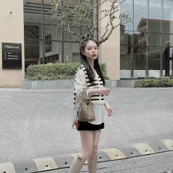 Áo tay dài phối sọc - AG1154