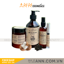 Combo Cốt Gội Bồ Kết Ủ Xả Bưởi Dừa Đun Nấu Thủ Công Phương Anh Cosmetic Tặng Kèm quà - COMBOGOIBP01