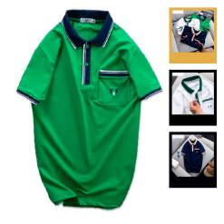 Áo Thun Nam Cá Sấu Poly Túi Nhỏ Thêu Logo (Có size 3x) - CS194